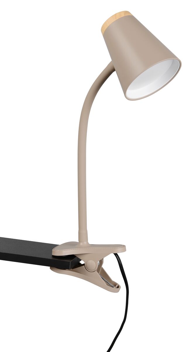Trio Pongo LED klipsivalaisin lämmin beige